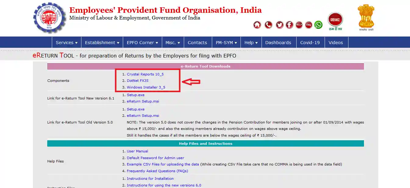 Download Necessary Components